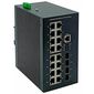 Управляемый промышленный L3 коммутатор Ethernet: 16 портов 10/100/1000TX + 4 порта 1G/10G SFP+, 2× 10…55 VDC, −40…+85°С  – ТА
