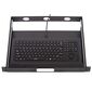 RDC-5K-FSR, силиконовая клавиатура с FSR в 19" стойку (USB, щелеобразная ручка), Вход: USB, Модификация: щелеобразная ручка  – ТА