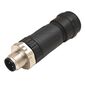 Прямой разъем M12 "папа" (4 pin, A-code) с клеммами, для кабеля Ø4…8 мм, Разъем 1: M12 штекер, Число контактов: 4, Исполнение разъема 1: прямой, Модификация: стандарт  – ТА
