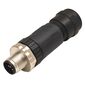Прямой разъем M12 "папа" (5 pin, A-code) с клеммами, для кабеля Ø4…8 мм, Разъем 1: M12 штекер, Число контактов: 5, Исполнение разъема 1: прямой, Модификация: стандарт  – ТА