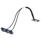 MOS-4140C, iDoor модуль видеозахвата 2×CVBS PAL/NTSC, PCIe  – ТА