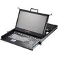 19" KVM консоль управления AMK508: монитор 17.3" FullHD + клавиатура с тачпадом, KVM 8 портов VGA+USB/PS2 Combo, single rail, Яркость: 300 нит, Сенсорный экран: нет, Интерфейс: VGA+USB, KVM-переключатель: 8 портов, Питание: 220 VAC  – ТА