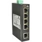 EX42005, промышленный неуправляемый коммутатор, 5 портов 10/100TX, −10…+60°С, Порты 10/100Base-TX: 5, Порты 100Mbit оптика: −, Дальность передачи FX: −, Оптические разъемы FX: −, Рабочая температура: -10…+60°C  – ТА