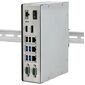 Встраиваемый ПК на DIN-рейку с Celeron J6412, 3×LAN, 6×USB, 2×COM, HDMI+DP  – ТА