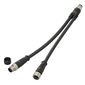 Y-разветвитель M12 "мама" (8 pin) → 2×M12 "папа" (4/2 pin)  – ТА