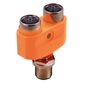 Y-разветвитель M12 "папа" (4 pin) → 2×M12 "мама" 3-pin  – ТА