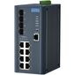Промышленный управляемый L2 коммутатор: 8×100TX + 4×Gigabit SFP, −40…+75°С, Порты 10/100Base-TX: 8, Порты Gigabit TX: −, Порты Gigabit оптика: Gigabit SFP (4 порта), Рабочая температура: -40…+75°C  – ТА