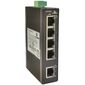 EX42905, промышленный неуправляемый Gigabit коммутатор 5 портов 10/100/1000TX, −40…+75°С, Порты Gigabit TX: 5, Порты Gigabit оптика: −, Оптические разъемы SX/LX/BX: −  – ТА