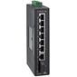 EX32917-3, промышленный неуправляемый Gigabit коммутатор 7 портов 10/100/1000TX + 1 порт 1000SX MM 550м SC, −10…+60°С  – ТА