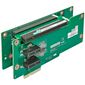 Райзер-карта 2U PCIe.x16 / PCIe.x4 -> 1×PCIe.x16 + 2×PCIe.x1  – ТА