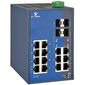 Настраиваемый SmartE коммутатор 12 портов Gigabit TX + 2 порта Gigabit TX/Combo SFP + 2 порта Gigabit-SFP, с поддержкой QoS, VLAN, RSTP, Порты Gigabit TX: 14 (12 + 2×TX/SFP Combo), Порты Gigabit оптика: Gigabit SFP (4 порта) / Combo TX (2 порта)  – ТА