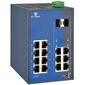Настраиваемый SmartE коммутатор 14 портов 100TX + 2 порта SFP, с поддержкой QoS, VLAN, RSTP, Порты 10/100Base-TX: 14, Порты 100Mbit оптика: SFP (2 порта)  – ТА