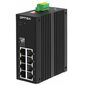 Неуправляемый промышленный PoE+ коммутатор Ethernet: 8 портов 1G TX (до 30 Вт / порт, бюджет 240 Вт ) + 1 порт 1000 SFP, −40…+75°С  – ТА