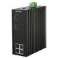 Управляемый промышленный L2 коммутатор Ethernet: 4 порта 1G TX PoE+ (30 Вт/порт, бюджет 120 Вт) + 2 порта 1G/2.5G SFP, −40…+75°С  – ТА