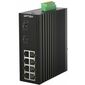 Управляемый промышленный L2 коммутатор Ethernet: 8 портов 1G TX + 2 порта 1G/2.5G SFP, −40…+75°С  – ТА