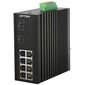 Управляемый промышленный L2 PoE+ коммутатор Ethernet: 8 портов 1G TX PoE+ (30 Вт/порт, бюджет 240 Вт) + 2 порта 1G/2.5/10G SFP+, −40…+75  – ТА