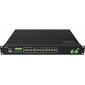 Управляемый промышленный L2 коммутатор Ethernet: 24 порта 10/100/1000TX + 4 порта 1G/2.5G/10G SFP, −40…+80°С  – ТА